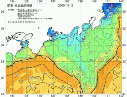関東・東海海況速報/広域(2009/03/02)