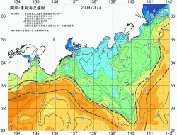 関東・東海海況速報/広域(2009/03/04)