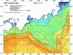 関東・東海海況速報/広域(2009/03/06)