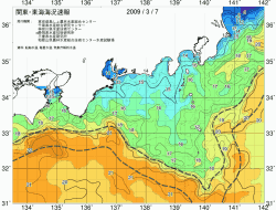 関東・東海海況速報/広域(2009/03/07)