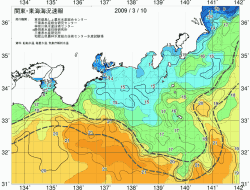 関東・東海海況速報/広域(2009/03/10)