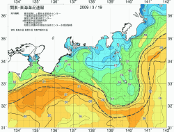 関東・東海海況速報/広域(2009/03/19)