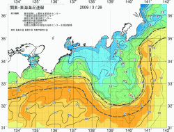 関東・東海海況速報/広域(2009/03/26)