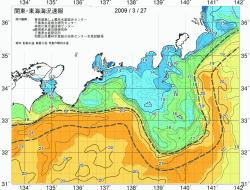 関東・東海海況速報/広域(2009/03/27)