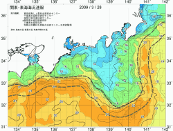 関東・東海海況速報/広域(2009/03/28)