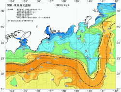 関東・東海海況速報/広域(2009/04/04)