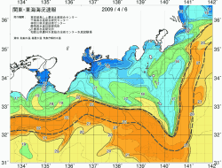 関東・東海海況速報/広域(2009/04/06)