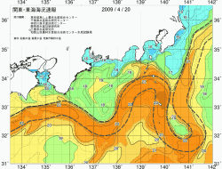 関東・東海海況速報/広域(2009/04/20)