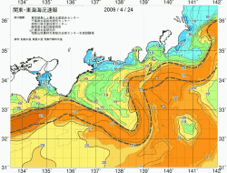 関東・東海海況速報/広域(2009/04/24)