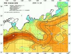 関東・東海海況速報/広域(2009/04/28)