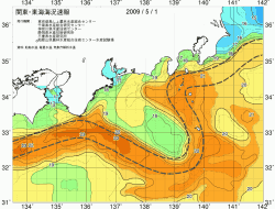 関東・東海海況速報/広域(2009/05/01)
