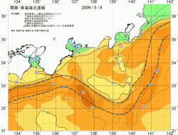 関東・東海海況速報/広域(2009/05/08)