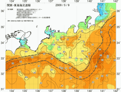 関東・東海海況速報/広域(2009/05/09)