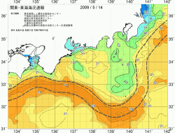 関東・東海海況速報/広域(2009/05/14)