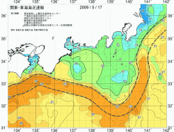関東・東海海況速報/広域(2009/05/17)