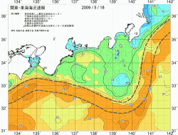 関東・東海海況速報/広域(2009/05/18)