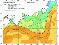 関東・東海海況速報/広域(2009/05/22)