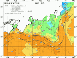 関東・東海海況速報/広域(2009/05/31)