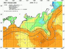 関東・東海海況速報/広域(2009/06/02)