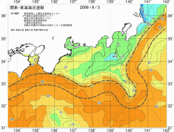 関東・東海海況速報/広域(2009/06/03)