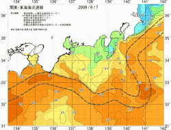 関東・東海海況速報/広域(2009/06/07)