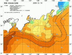 関東・東海海況速報/広域(2009/06/10)