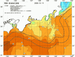 関東・東海海況速報/広域(2009/06/11)