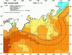 関東・東海海況速報/広域(2009/06/12)