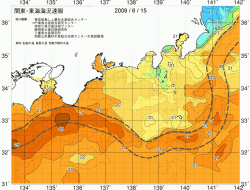 関東・東海海況速報/広域(2009/06/15)