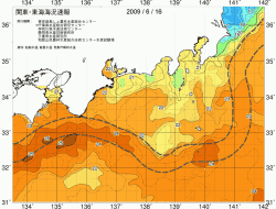関東・東海海況速報/広域(2009/06/16)