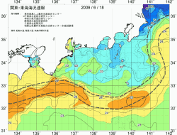 関東・東海海況速報/広域(2009/06/18)