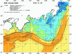 関東・東海海況速報/広域(2009/06/26)