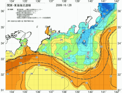 関東・東海海況速報/広域(2009/06/28)