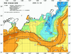関東・東海海況速報/広域(2009/06/29)