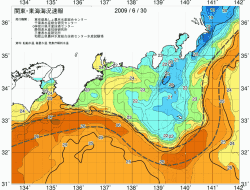 関東・東海海況速報/広域(2009/06/30)
