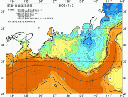 関東・東海海況速報/広域(2009/07/02)