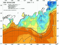 関東・東海海況速報/広域(2009/07/05)