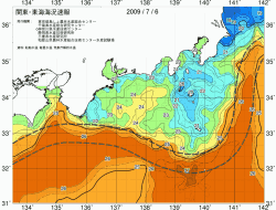関東・東海海況速報/広域(2009/07/06)