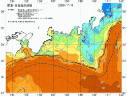 関東・東海海況速報/広域(2009/07/08)