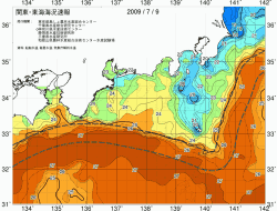関東・東海海況速報/広域(2009/07/09)