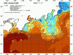 関東・東海海況速報/広域(2009/07/17)