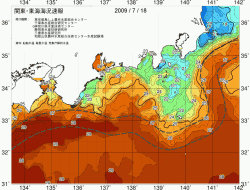 関東・東海海況速報/広域(2009/07/18)