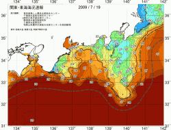 関東・東海海況速報/広域(2009/07/19)