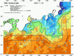 関東・東海海況速報/広域(2009/07/20)