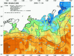 関東・東海海況速報/広域(2009/07/24)