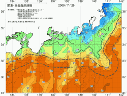 関東・東海海況速報/広域(2009/07/26)