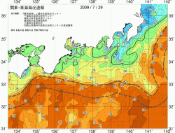 関東・東海海況速報/広域(2009/07/29)