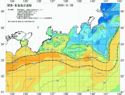 関東・東海海況速報/広域(2009/09/26)