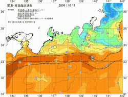 関東・東海海況速報/広域(2009/10/03)