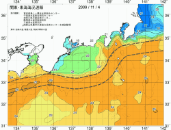関東・東海海況速報/広域(2009/11/04)